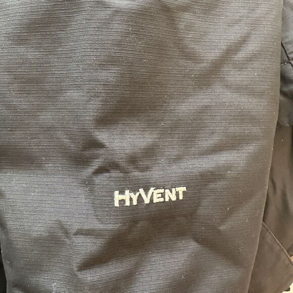 The North Face HyVent Womens Black Hooded Rain Jacket Size M - Picture 8 of 10